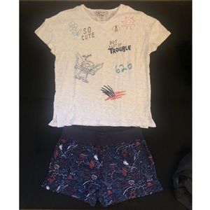 Disney Lilo & Stitch pajama set size XL (14/16)